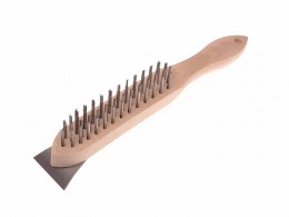 Faithfull FAI5804S Light Weight Scratch Brush 4 Row Scraper £3.19